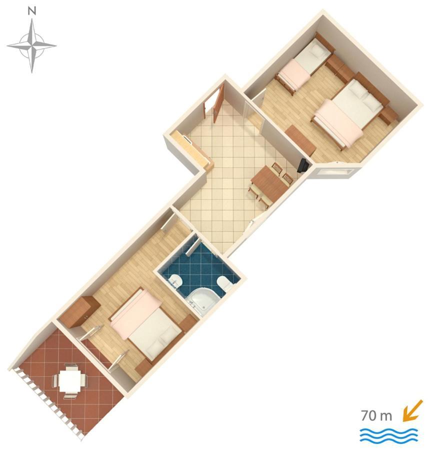 Apartments By The Sea Stara Novalja, Pag - 6469 المظهر الخارجي الصورة